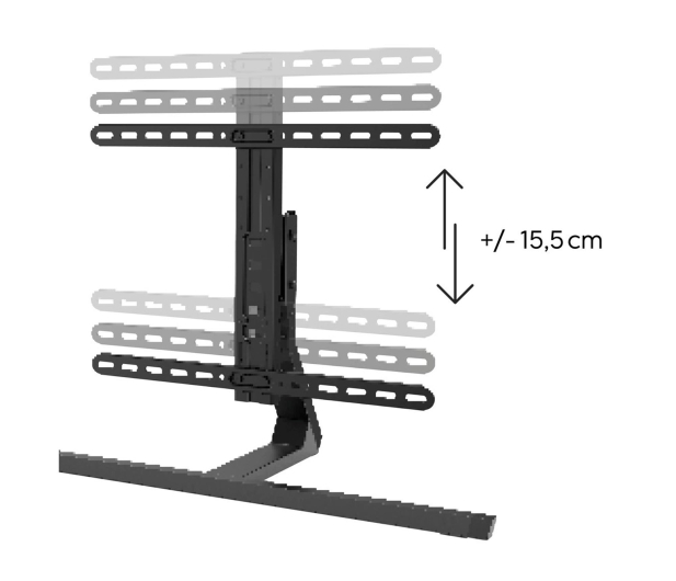 Hama Stojak do TV 65" MAX 40KG obrotowy regulowana wysokość - 1516983 - zdjęcie 4
